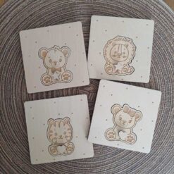 Carte parrain marraine animaux fermé