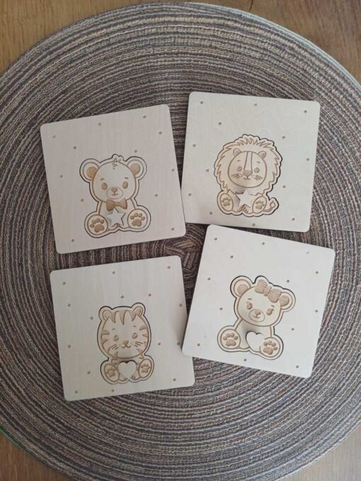 Carte parrain marraine animaux fermé