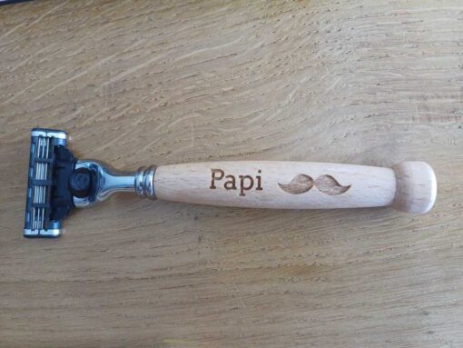 Rasoir personnalisé papi Empreinte perso
