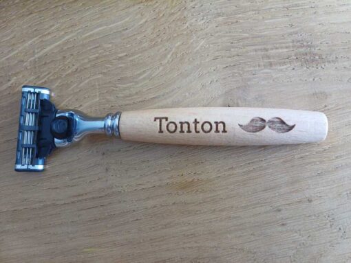 Rasoir personnalisé tonton Empreinte perso