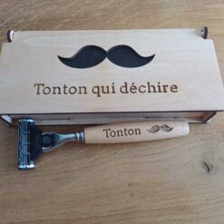 Rasoir personnalisé tonton detail Empreinte perso