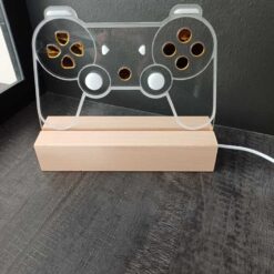 Veilleuse manette sur socle de face Empreinte Perso