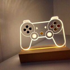 Veilleuse manette sur socle de nuit Empreinte Perso