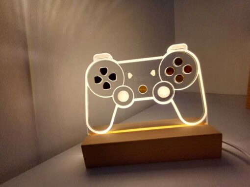 Veilleuse manette sur socle de nuit Empreinte Perso