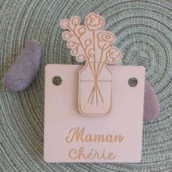 Carte fête des mères fleurs